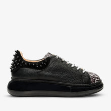 Load image into Gallery viewer, The Venezia Black Leather Women Sneaker