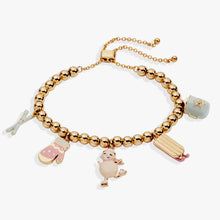 Load image into Gallery viewer, Winter Wonderland Multi Charm Bolo Bracelet