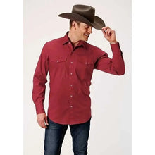 Load image into Gallery viewer, Roper Solid Poplin Snap - Mens Western Shirt