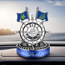 Load image into Gallery viewer, Solar-Powered Islamic Style Car Fragrance Diffuser | Auto-Rotating Aroma Dispenser with Light Activation (MAC270)