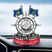 Load image into Gallery viewer, Solar-Powered Islamic Style Car Fragrance Diffuser | Auto-Rotating Aroma Dispenser with Light Activation (MAC270)