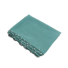 Load image into Gallery viewer, Solid Chiffon Hijab with Delicate Beaded Edging Pearl-Embellished Wave (MH139)
