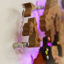 Load image into Gallery viewer, 3D Solid Wooden World Map