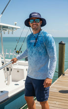 Load image into Gallery viewer, Men's Marlin Hex L/S UV Fishing Shirt