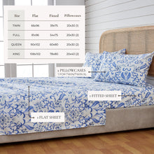 Load image into Gallery viewer, Watercolor Floral Sheet Set - Delia Collection