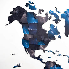 Load image into Gallery viewer, 3D Wooden World Map Space
