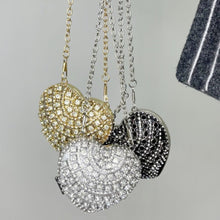 Load image into Gallery viewer, Sparkling Heart-Shaped Crossbody Bag Everyday Glam Diamond-Studded Mini Purse (MAC279)