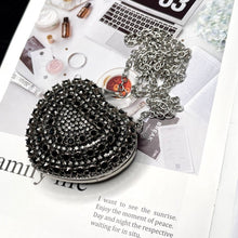 Load image into Gallery viewer, Sparkling Heart-Shaped Crossbody Bag Everyday Glam Diamond-Studded Mini Purse (MAC279)