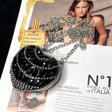Load image into Gallery viewer, Sparkling Heart-Shaped Crossbody Bag Everyday Glam Diamond-Studded Mini Purse (MAC279)