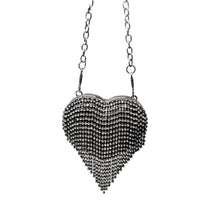 Load image into Gallery viewer, Sparkling Heart-Shaped Crossbody Bag Everyday Glam Diamond-Studded Mini Purse (MAC279)