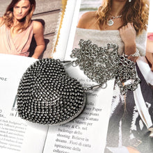 Load image into Gallery viewer, Sparkling Heart-Shaped Crossbody Bag Everyday Glam Diamond-Studded Mini Purse (MAC279)