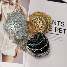 Load image into Gallery viewer, Sparkling Heart-Shaped Crossbody Bag Everyday Glam Diamond-Studded Mini Purse (MAC279)
