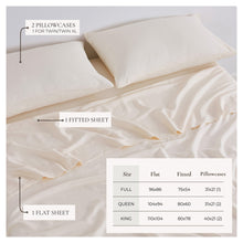 Load image into Gallery viewer, TENCEL™ Lyocell &amp; Linen Blend Sheet Set - Magdalena Collection