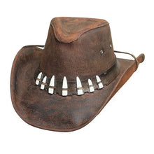 Load image into Gallery viewer, Bullhide Spiffy - Shapeable Leather Australian Hat