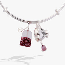 Load image into Gallery viewer, 'Spill the Tea' Cup &amp; Tea Bag Charm Bangle