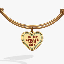 Load image into Gallery viewer, 'In My Sports Mom Era' Heart' Charm Bangle