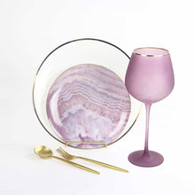 Load image into Gallery viewer, Pink Waves Salad Plate-Set of 4