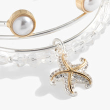 Load image into Gallery viewer, Starfish Bangles Set of 3
