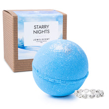 Load image into Gallery viewer, Starry Nights 10oz Mystery Jewelry Bath Bomb