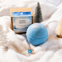 Load image into Gallery viewer, Starry Nights 10oz Mystery Jewelry Bath Bomb