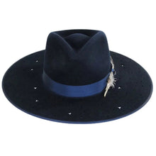 Load image into Gallery viewer, Stetson Night Sky S - Wide Brim Fedora Wool Felt Cowgirl Hat