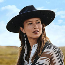 Load image into Gallery viewer, Stetson Night Sky S - Wide Brim Fedora Wool Felt Cowgirl Hat
