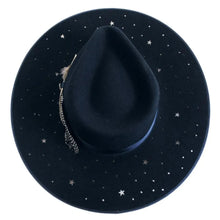 Load image into Gallery viewer, Stetson Night Sky S - Wide Brim Fedora Wool Felt Cowgirl Hat