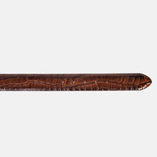 Load image into Gallery viewer, The Strat Brown Leather Belt