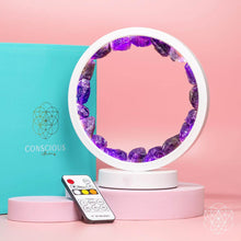 Load image into Gallery viewer, Stress Less, Sleep More – Amethyst Healing Lamp