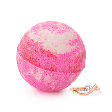 Load image into Gallery viewer, Summer Strawberry 10oz Mystery Jewelry Bath Bomb