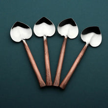 Load image into Gallery viewer, Sundance Heart Coffee/Dessert Table Spoon 4 Pc. Set