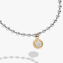 Load image into Gallery viewer, Sunflower Ball Chain Bracelet