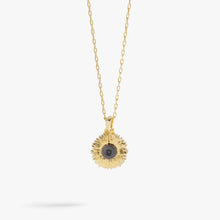 Load image into Gallery viewer, Sunflower 'Choose Happiness' Mantra Necklace
