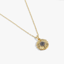 Load image into Gallery viewer, Sunflower 'Choose Happiness' Mantra Necklace