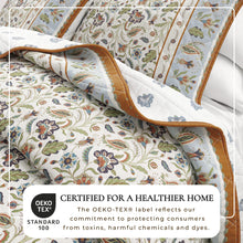Load image into Gallery viewer, Floral Boho Printed Cotton Quilt Set - Indira Collection