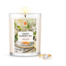 Load image into Gallery viewer, Sweet Garden Tea 18oz Mystery Jewelry Candle