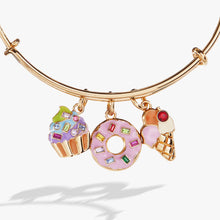 Load image into Gallery viewer, Sweet Treats Multi Charm Bangle