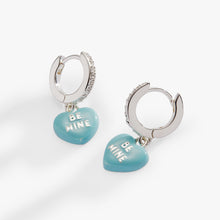 Load image into Gallery viewer, Sweethearts® “Be Mine” Huggie Hoop Earrings