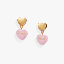 Load image into Gallery viewer, Sweethearts® 'Flirt' Drop Earrings