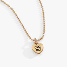 Load image into Gallery viewer, Sweethearts® 'I Luv You' Charm Necklace