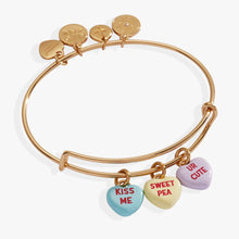 Load image into Gallery viewer, Sweethearts® Multi-Heart Charm Bangle