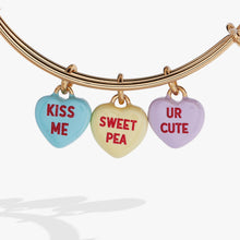 Load image into Gallery viewer, Sweethearts® Multi-Heart Charm Bangle