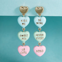 Load image into Gallery viewer, Sweethearts® Statement Drop Earrings