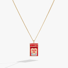 Load image into Gallery viewer, Sweethearts® Box Locket And Heart Charm Necklace