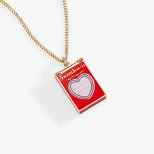 Load image into Gallery viewer, Sweethearts® Box Locket And Heart Charm Necklace
