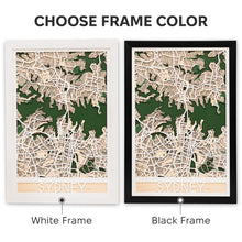 Load image into Gallery viewer, 3D City Map Sydney