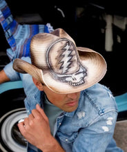 Load image into Gallery viewer, Peter Grimm Grateful Dead SYF Nothing But A Good Time (Brown) - Straw Cowboy Hat