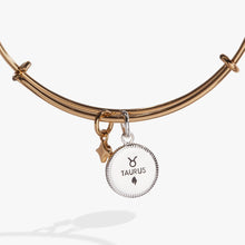 Load image into Gallery viewer, Taurus Zodiac Charm Bangle