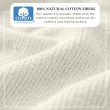 Load image into Gallery viewer, Turkish Cotton Ribbed 6-Piece Bath Towel Set - Georgiana Collection