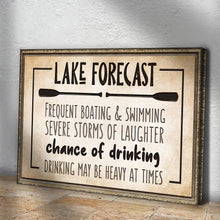 Load image into Gallery viewer, Lake Forecast Sign